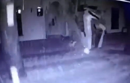 Yıkılan caminin yeni görüntüleri