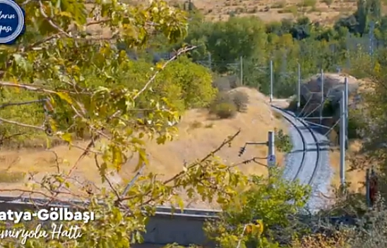 TCDD Rayları 'Gönülden Gönüle' bağlıyor| Malatya-Gölbaşı hattı büyüledi