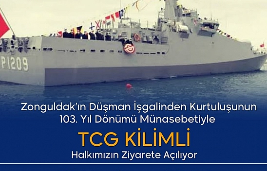 TCG Kilimli Zonguldak'ta ziyarete açılacak