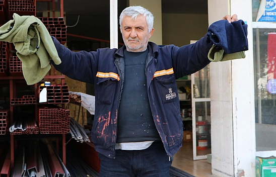 Televizyon siparişi verdi, bez geldi