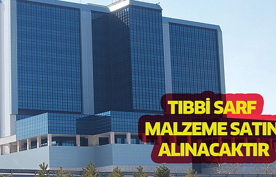 Tıbbi sarf malzeme alınacak