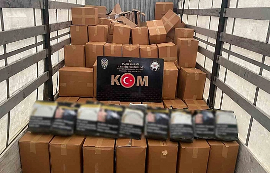 Kolilerce kaçak tütün ele geçirildi