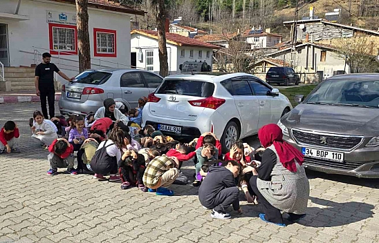 Tokat'ta öğrencilere deprem eğitimi
