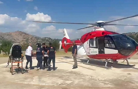 Tunceli'de elinden yaralandı, tedavisi için Malatya'ya getirildi
