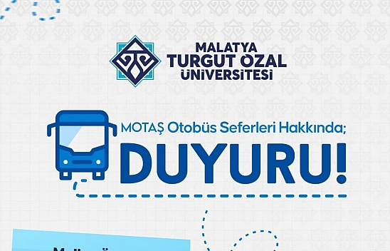 Turgut Özal Üniversitesi'nden Öğrencilere Ulaşım Kolaylığı