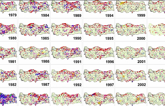Türkiye'nin Afet Haritası Yayımlandı..! İşte Yıl Yıl Afetin İzleri...!
