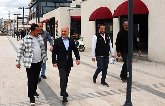 Vali Varol, esnaflarla bir araya geldi