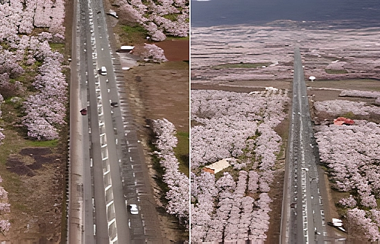 Vali Yavuz dron görüntülerini paylaştı! Malatya beyaz gelinliğini giydi