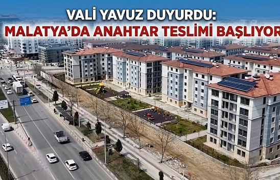Vali Yavuz Duyurdu: Malatya'da Rezerv Alanlarda Anahtar Teslimi Başlıyor