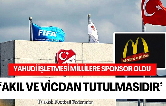 Yahudi işletmesi millilere sponsor oldu 'Akıl ve vicdan tutulmasıdır'