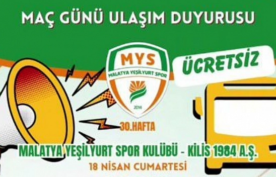 Malatya Büyükşehir ücretsiz taşıyacak