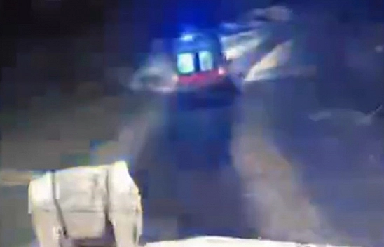 Hastanın yardımına ekipler koştu