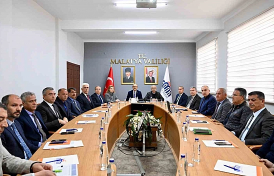 Zirai donun vurduğu Malatya'da kriz masası oluşturuldu