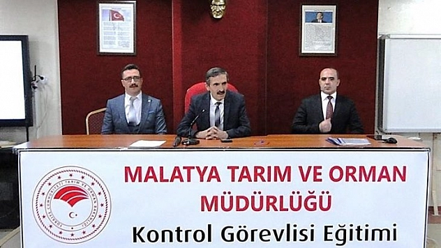 'Resmi Kontrol Görevlisi' eğitimi