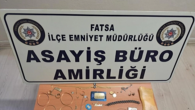 1,2 milyonluk altın hırsızlığı...Ordu'da çaldı Malatya'da yakalandı