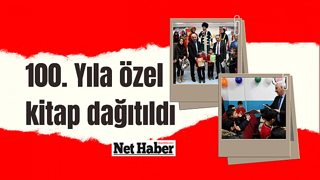100. Yıla özel kitap dağıtıldı