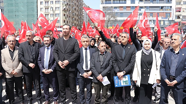 16 kişinin yaralandığı saldırı protesto edildi