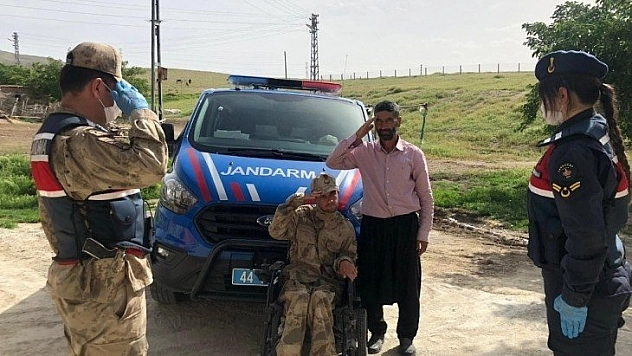 İbrahim'in hayalini jandarma gerçekleştirdi