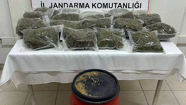 21 kilo uyuşturucu madde ele geçirildi