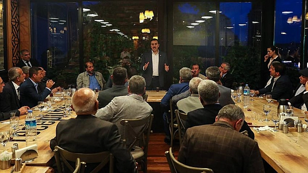 Tüfenkci Malatyalı muhtarlarla buluştu