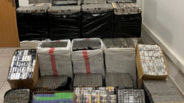 40 bin paket kaçak sigara ele geçirildi
