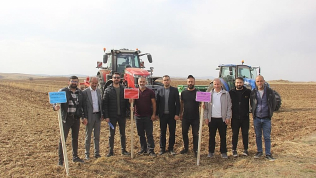 5 farklı ekmeklik buğday toprakla buluşturuldu