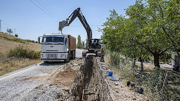 6 mahalleye kanalizasyon hattı 