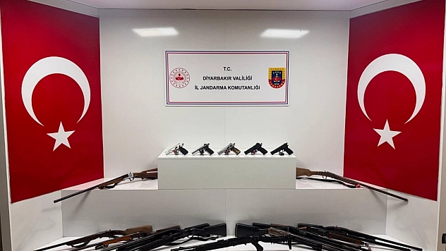 73 adet silah ele geçirildi