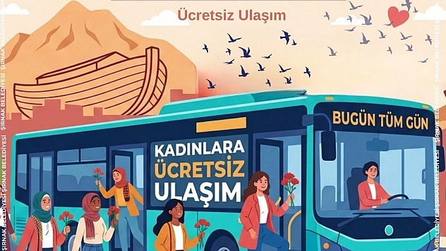 8 Martta kadınlara ulaşım ücretsiz