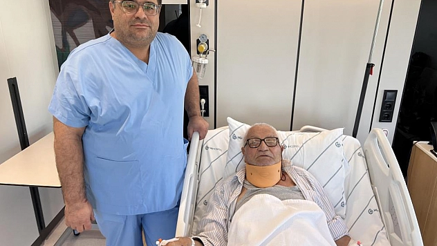 86 yaşında platinsiz ameliyatla sağlığına kavuştu