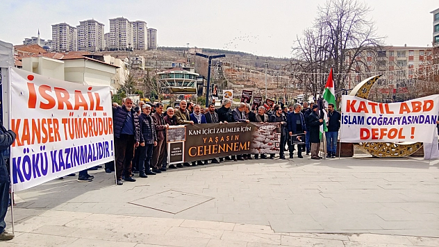ABD ve İsrail Saldırıları Malatya'da Protesto Edildi