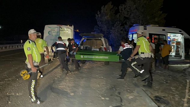 Adıyaman'da feci kaza: 1 ölü, 1'i ağır 2 yaralı