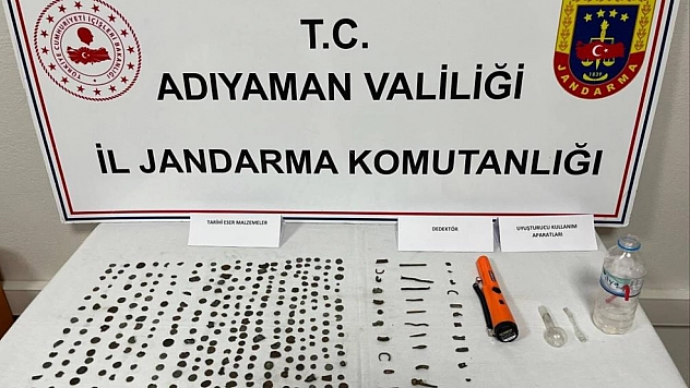 Adıyaman'da tarihi eser operasyonu