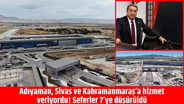 Adıyaman, Sivas ve Kahramanmaraş'a hizmet veriyordu! Malatya'da seferler düşürüldü