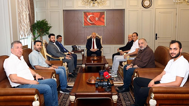 AGAD yönetiminden Vali Küçük'e hayırlı olsun ziyareti