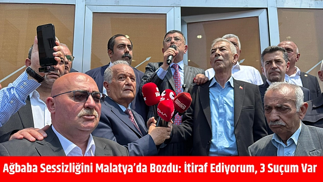 Ağbaba sessizliğini Malatya'da bozdu: İtiraf ediyorum, 3 suçum var