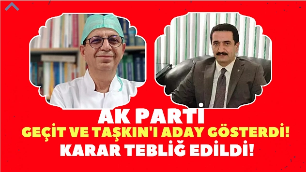 Karar tebliğ edildi