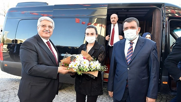 Demiröz Gürkan'ı ziyaret etti