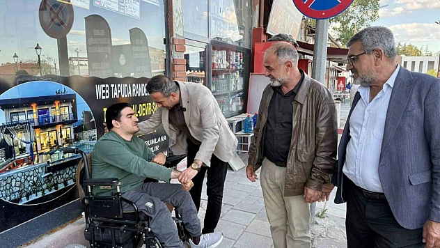 Akçadağ'da bayram öncesi ziyaret