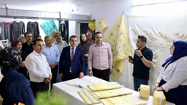 Malatya'da kursiyerlerin yıl boyunca hazırladığı eserler görücüye çıktı!