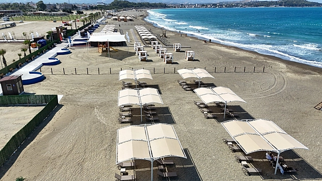 Alakop Plajı hizmete açıldı