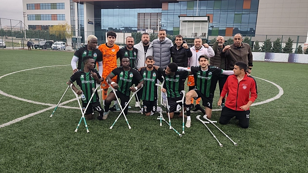 Ampute Futbol Takımı'ndan 3 gollü galibiyet