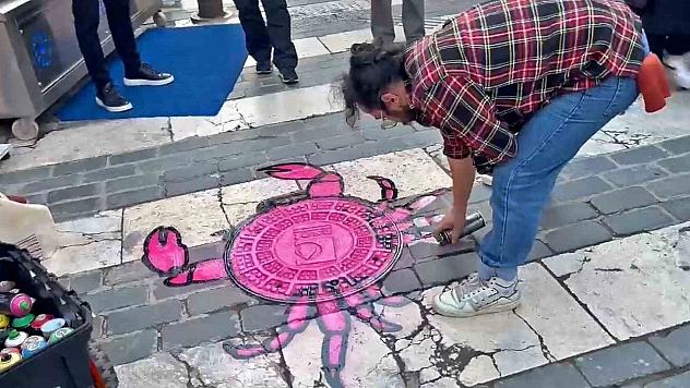 Antalya'nın rögarlarına sanatsal dokunuş!