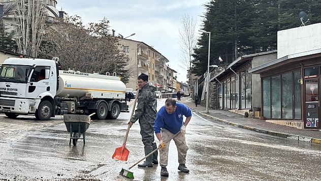 Arapgir'de sokaklar bayrama hazır