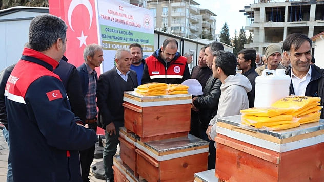 Arıcılara organik arısız 494 kovan dağıtıldı
