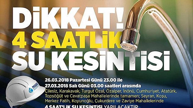 Malatya'da su kesintisi