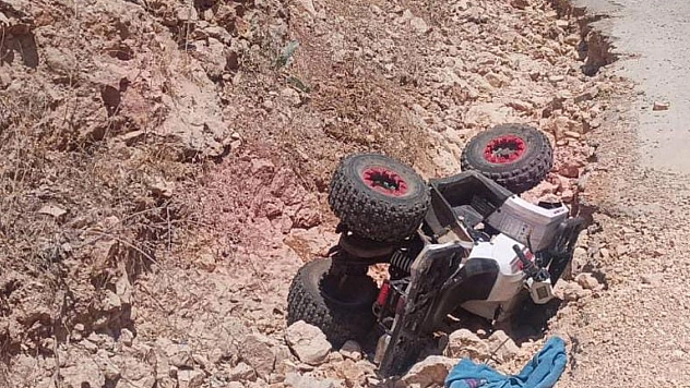 ATV devrildi: 4 yaralı