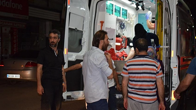 Bacağından yaralandı 