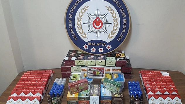Kaçak sigara ele geçirildi 