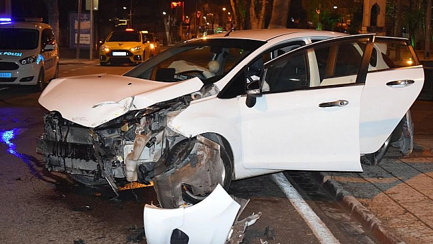 Trafik kazası: 1 yaralı